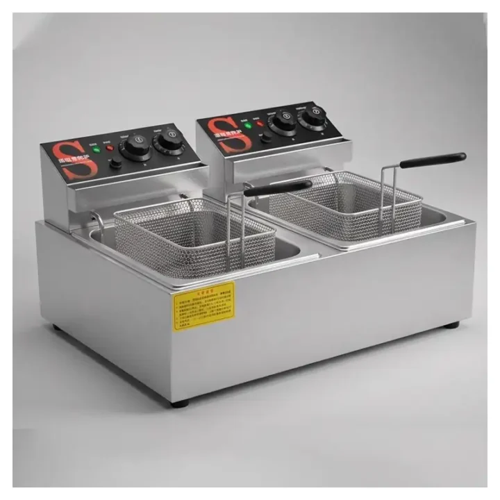 联合-RJ-82双缸电炸炉(定时)